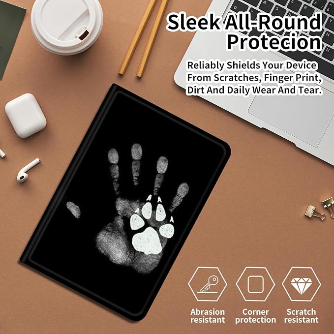 Case for Fire 7 Tablet &amp Fire 7 Kids (12th Gen 2022 Release) - Slim PU Leather Protective Smart Cover with Auto Sleep/Wake &amp Multi-Angle StandBlue Dandelion