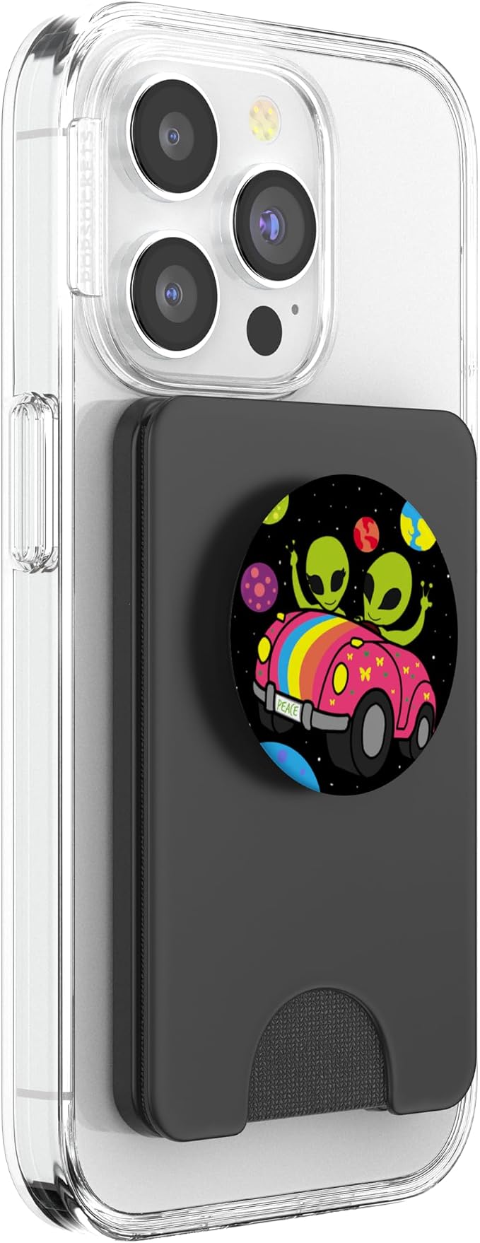 Alien Phone-Grip 70s 80s 90s Driving Car Galaxy Funny Gift PopSockets Adhesive PopGrip
