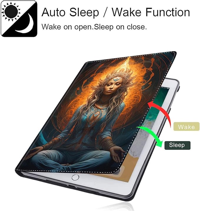 Case for New iPad (A16) 11th Generation 11 Inch 2025for iPad 10th Generation 2022 10.9 Inch Multi-Angle Stand Smart Cover Shockproof with Auto Wake/Sleep Baby Dragon