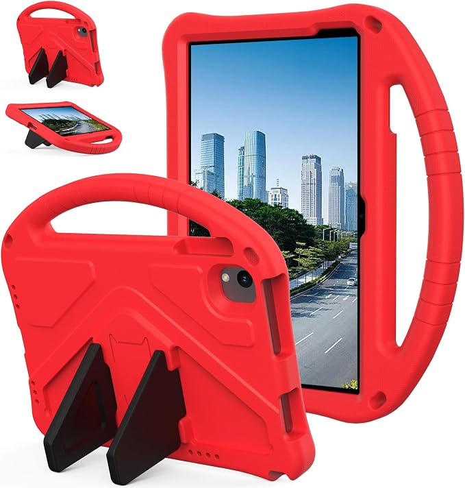 YRH for Urao C107 10.1 inch Tablet Case 2024 Kids EVA Shockproof Cover with Handle Kickstand for Urao Android Tablet 10.1'' (Black)