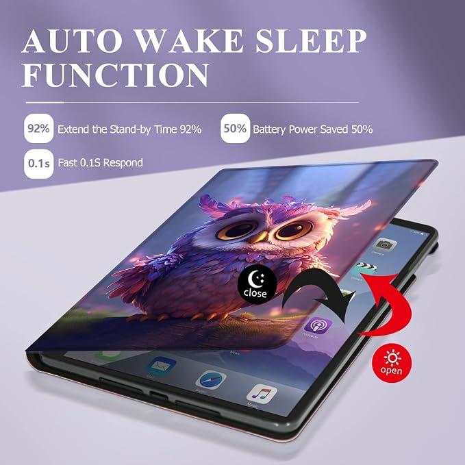 Case for Samsung Galaxy Tab A11 + Plus/A9 + Plus 11 Inch 2025/2023 Ultra-Thin Multi-Angle Protective Cover with Auto Sleep/Wake Black Cat and the Blue Flower