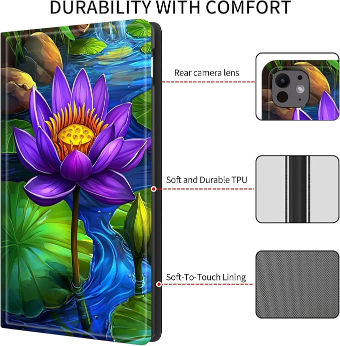 Case for iPad (A16) 11th Generation 11 Inch (2025)/ iPad 10th Generation 10.9 inch 2022Slim PU Leather Smart Cases Covers with Auto Wake/Sleep-Beast Roared