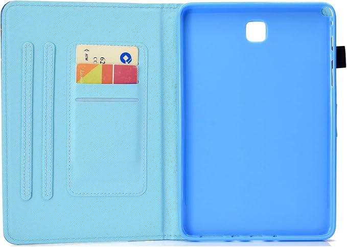 Case for Samsung Galaxy Tab A 8.0 inch Tablet Case 2015 (Model SM-T350/T355/P350/P355) with Pencil Holder [Auto Sleep/Wake] Stand Folio PU Leather Shockproof Cover Magnetic Smart WalletNight