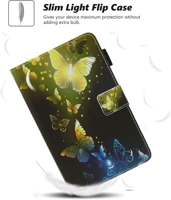 Case for Kindle Fire 7 TabletDteck Full Protective Flip Adjustable Stand Auto Wake/Sleep Smart Cover with Pencil Holder for Kindle Fire 7 Tablet 9th/7th/5th Generation 2019/2017/2015 ReleaseKing Dog