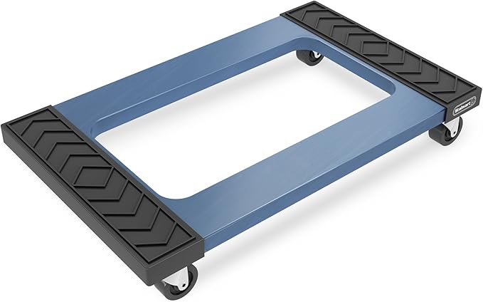 Dolly Cart - Moving Cart with Heavy-Duty Roller Wheel Casters - Holds up to 1000lbs for Moving Furniture, Appliances, and More by Stalwart