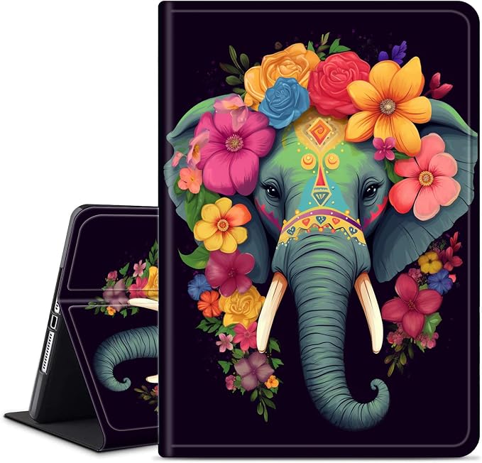 Case for 7 All-New Kindle Paperwhite (12th Generation 2024) and Kindle Colorsoft Signature Edition CoverSlim PU Leather Smart Cases with Auto Wake/Sleep-Black Cat Night Sky