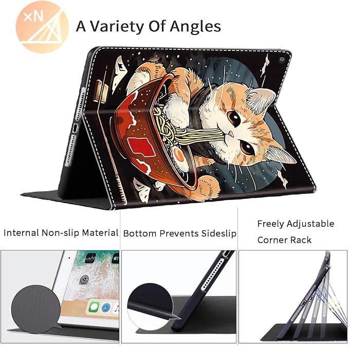 Case for iPad 10th Generation (2022 Release) 10.9 Inch Durable Shockproof Protective Cover for New iPad 10th gen 10.9 2022 Elephant Sunflower