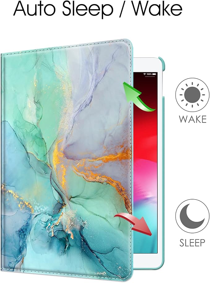 Fintie Rotating Case for iPad Air 3rd Generation 2019 / iPad Pro 10.5 2017 | 360° Swivel Stand Landscape &amp Portrait Viewing Shockproof Protective Cover Pencil Holder Auto Sleep/Wake Black