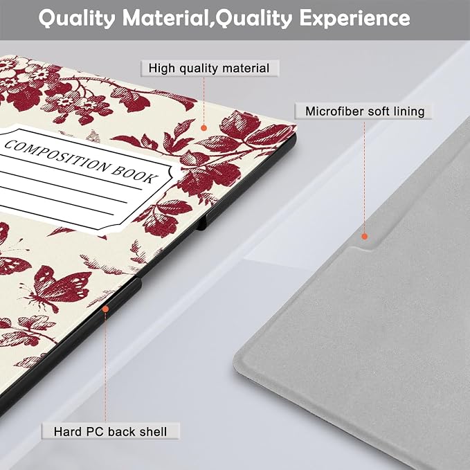 Case for Remarkable 2 Paper Tablet 10.3 2020 ReleasedLightweight and Hard Back Shell Protective Book Folio Cover with Built-in Pen HolderComes with Remarkable 2 Pen Tips.