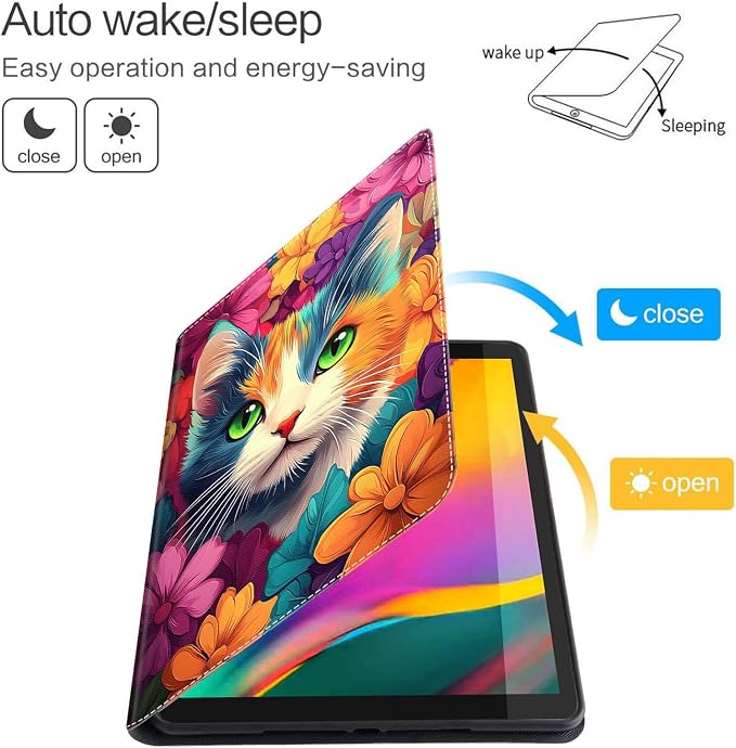 Case for New iPad (A16) 11th Generation 11 Inch 2025 for iPad 10th Generation 10.9 2022 Multi-Angle Smart Stand Cover Auto Sleep/Wake Halloween Panda Wizard and Pumpkin