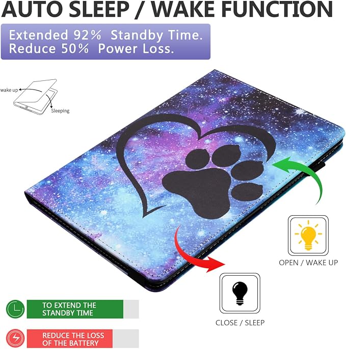 Dteck for iPad A16/10th Generation 10.9 Inch 2022 Case with Pencil HolderPremium PU Leather Folio Multiple Viewing Angles Stand Cover Auto Wake/Sleep Protective Tablet Cases for Women MenBookshelf