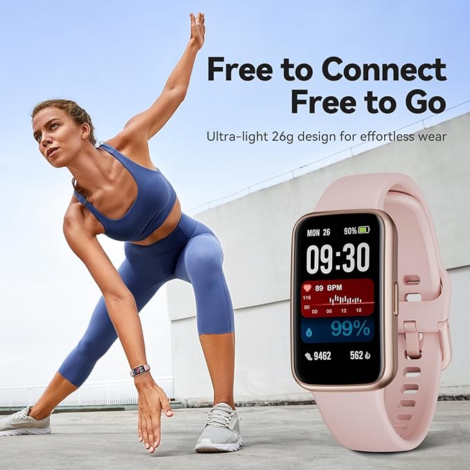 Enfit Fitness Trackers,Smart Watch with 1.47" Color Screen,100+Sport Modes Fitness Watch with Heart Rate Sleep Monitor, Pedometer Step Counter Watch, 3TAM Waterproof Activity Trackers for Women Men,PK
