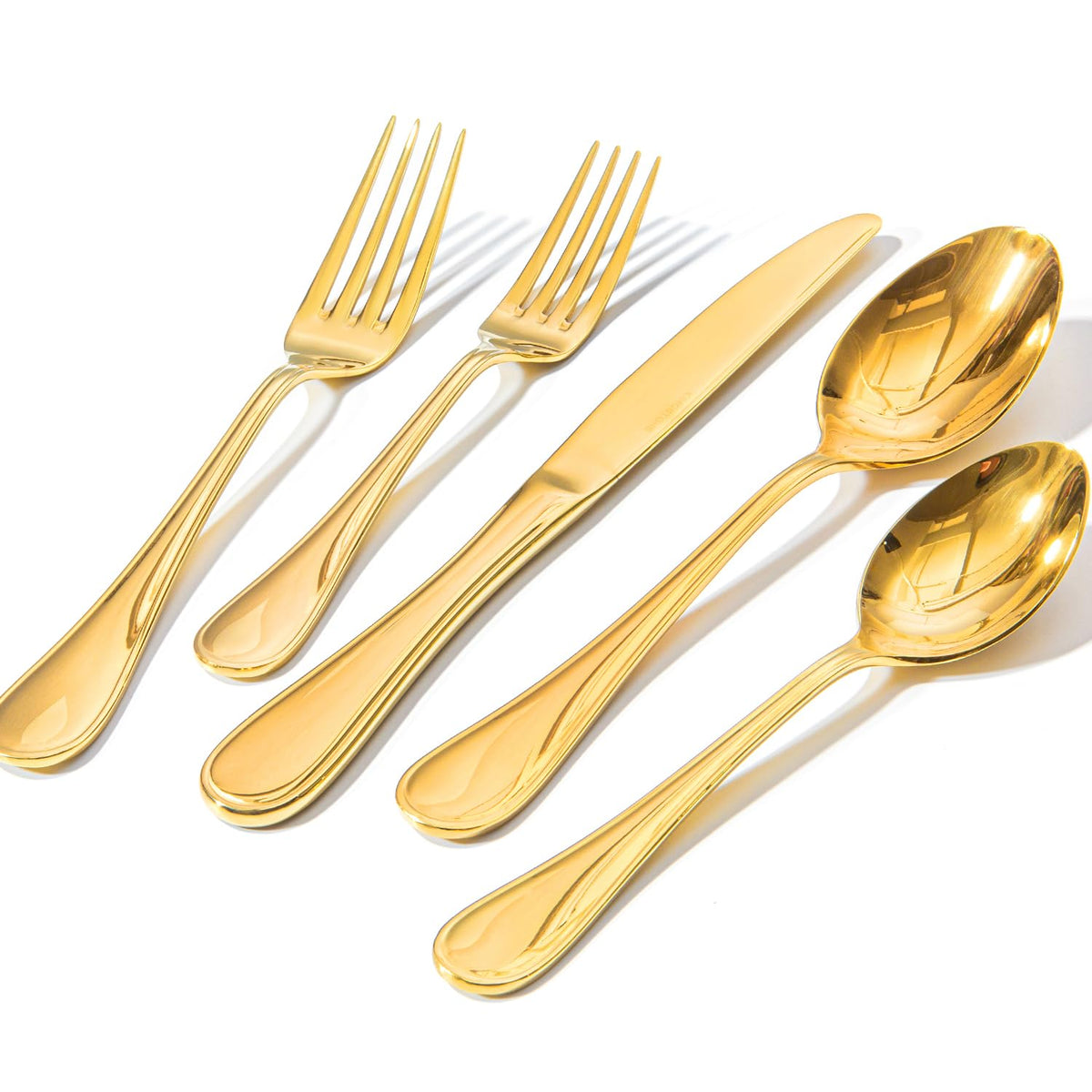48 Piece Silverware Set for 8 with Steak Knives, 18/10 Stainless Steel