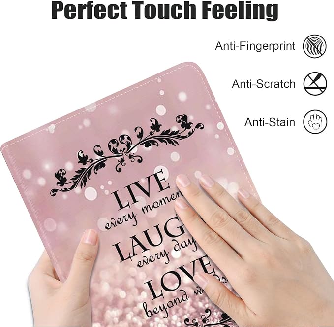 Case for iPad (A16) 11th Generation 11 Inch 2025 iPad 10th Generation 10.9 Inch 2022 Premium PU Leather Stand Folio Cover with Auto Sleep/Wake American Flag Sunflower and Cow