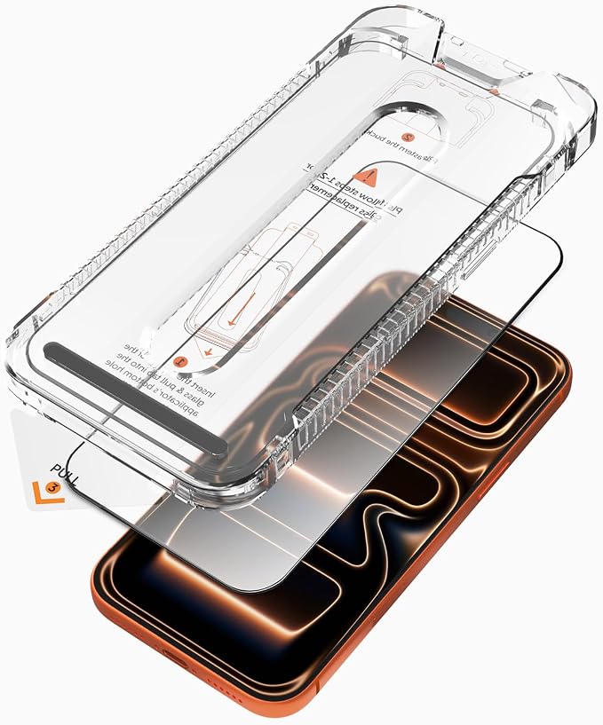 9H Tempered Glass Screen Protector for iPhone 17 Pro Max2 PCS HD Full Edge