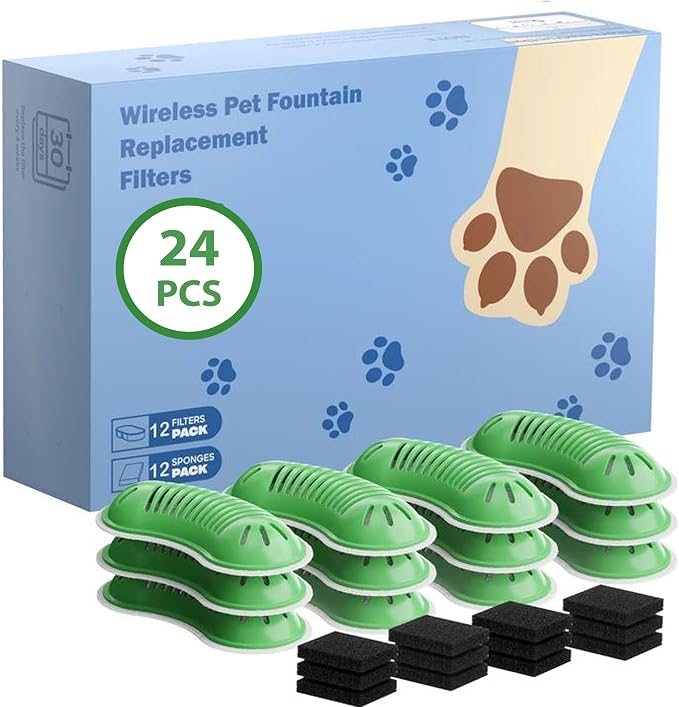 Cat Fountain Filter Replacement: 24 Pet Fountain Filter