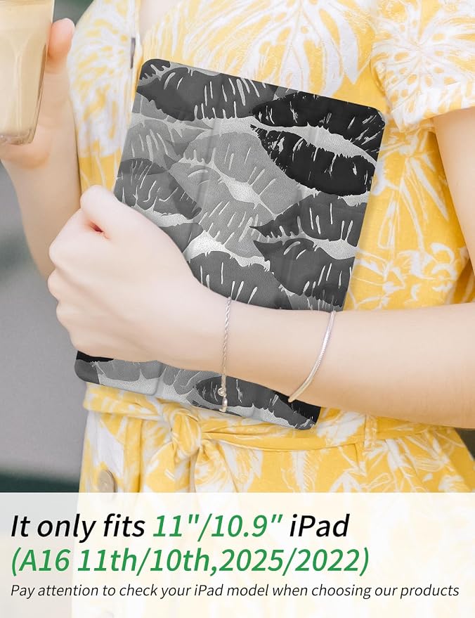 Case for iPad 9th/ 8th/ 7th Generation Case 10.2&amp10.5 Inch (2021/2020/2019 Release) Slim Lightweight Soft Trifold Back Cover with Pencil Holder &amp Auto Sleep/Wake CoverBeige Checkered