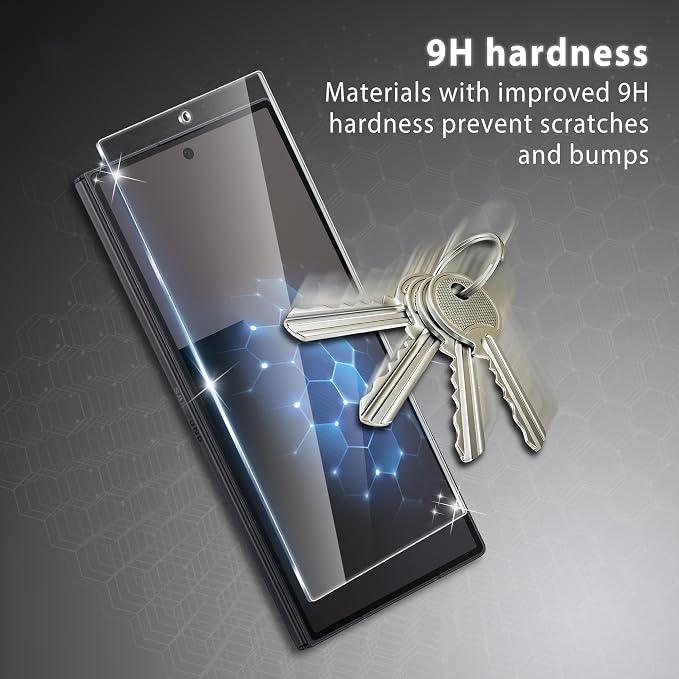 6 Pack for Samsung Galaxy Z Fold 4 Screen Protector | Camera Lens Protector with Installation FrameSupport Fingerprint Unlock Touch Sensitive Anti-Scratch Case Friendly