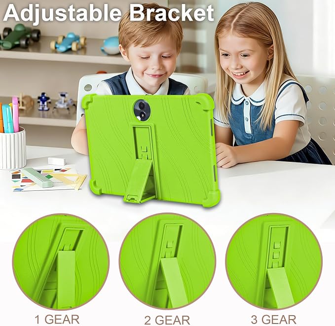 ATOOZ for TCL NXTPAPER 11/Tab 11 Gen 2 Tablet Case 11 inchBlack | Soft Silicone Shockproof Protective Cover Case for TCL Tab 11 Gen 2 Tablet with PC Stand
