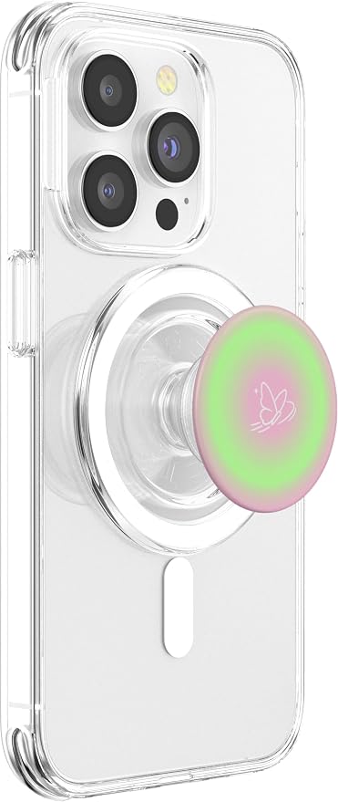 PopSockets Phone Grip - Aura Butterfly PopSockets PopWallet for MagSafe