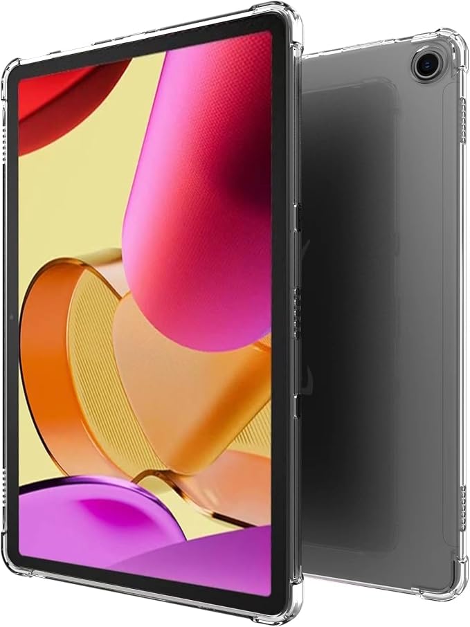 Clear Case for All-New Amazon Kindle Fire Max 11 Tablet (13th Generation 2023 Release) 11 Slim Lightweight Shell Transparent Soft TPU Back Shockproof Crystal Reinforced Corner Cover Clear