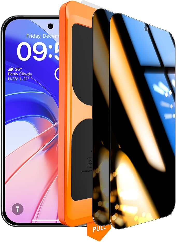 TOCOL for Pixel 2026 Screen Protector Clear | Easy Installation Bubble-Free 9H+ Tempered Glass 11FT Military Grade Shatterproof Anti-Scratch Case Friendly HD 2 Pack