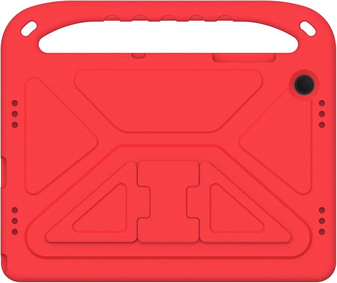 Galaxy Tab A9+ Case Kids Friendly EVA Rubber Stand Handle Grip Shockproof Protective Lightweight Cute Case Cover for Galaxy Tab A9 Plus 11 SM-X210 X215 X217 - Black