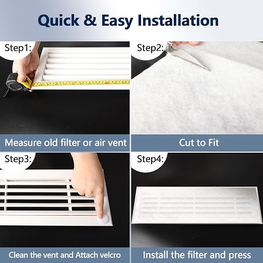 MERV 8 Air Vent Filters 20x100 Inch, Cut to Size Air Filter Material,
