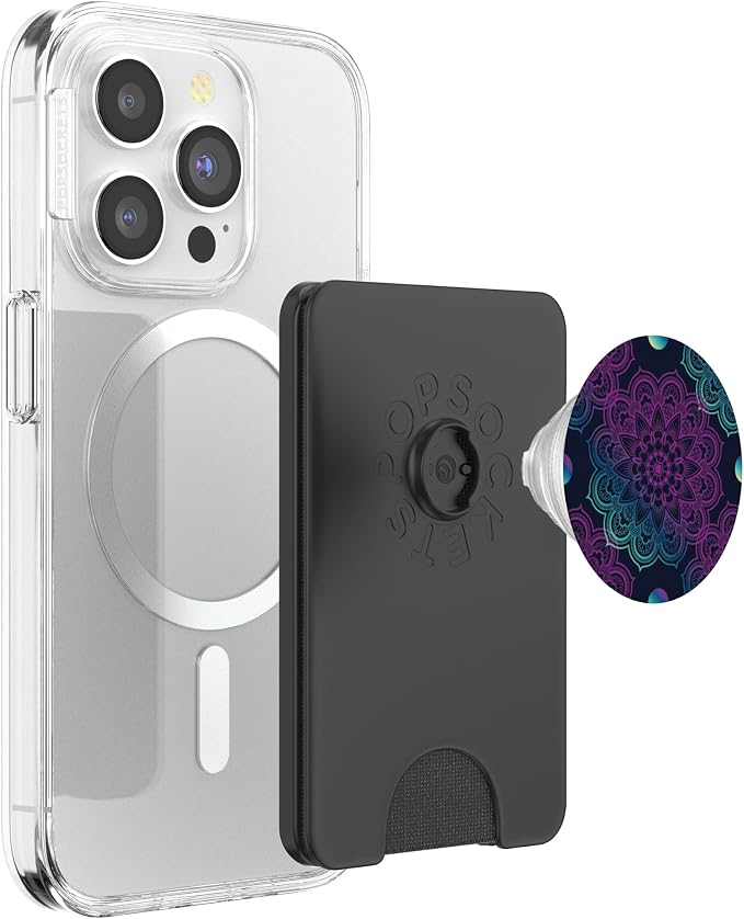 Mandala Art Geometric Meditation Mindfulness Peace Seeker PopSockets Adhesive PopGrip