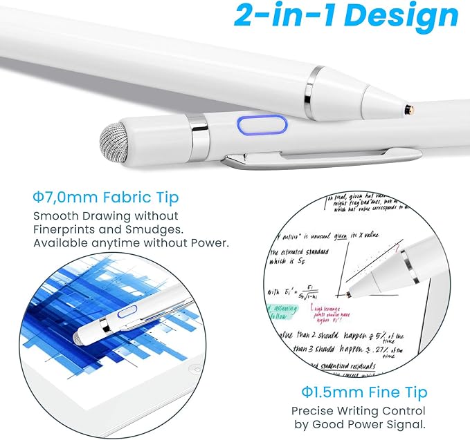 Stylus Pens for HP Envy X360 Convertible 2 in 1 Laptop EDIVIA Digital Pencil with 1.5mm Ultra Fine Tip Stylus Pen for HP Envy X360 Convertible 2 in 1 Laptop Black
