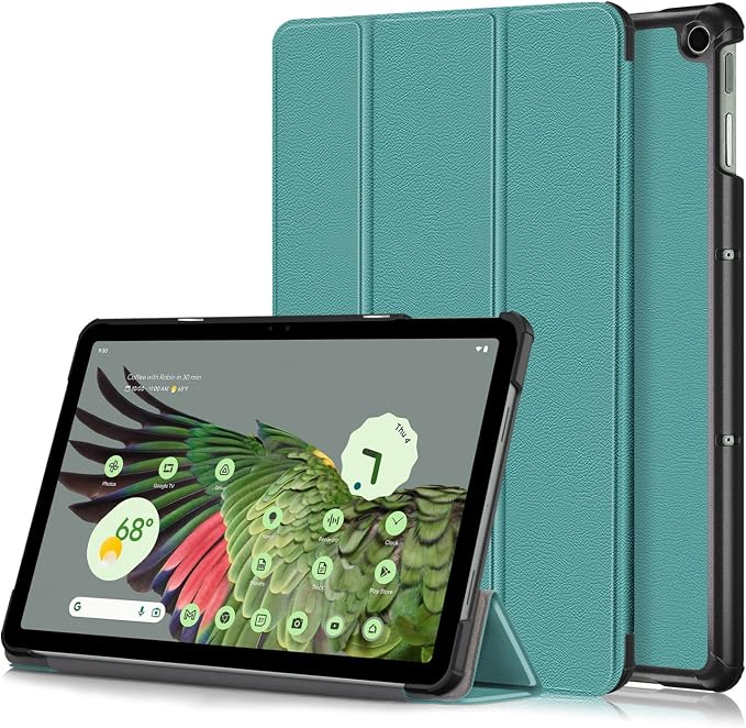 Case for Google Pixel Tablet 11inch 2023 Release Folio Slim Cover Lightweight Hard Shell Protective Case with Multi-Angle StandBlack