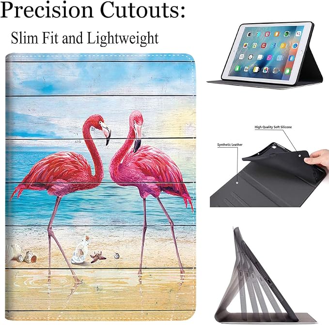 Case for ipad 10th Generation 10.9 inch 2022 iPad 10thMulti-Angle Stand Smart Protective Cover Shockproof Case Auto Sleep/Wake Smoke Flag of Mexico Flag