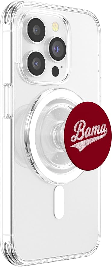 BAMA ALABAMA VARSITY SCRIPT CLASSIC SPORTS JERSEY STYLE PopSockets Adhesive PopGrip
