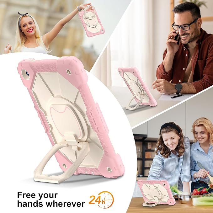 Dteck Case for Samsung Galaxy Tab A 8.0 (2015) Tablet SM-T350/355/357 Case 8 Inch PU Leather Lightweight Folio Case with Card Slots/Stand Features Cute Cartoon Protective Cover Purple Butterfly