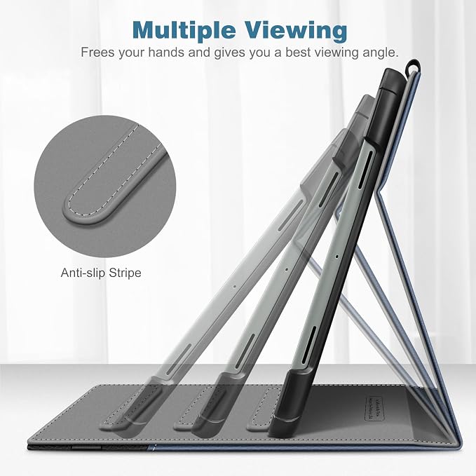 Fintie Case for Google Pixel Tablet 11 inch 2023 Multi-Angle Viewing | Protective Stand Cover with Pocket &amp Pencil Holder Compatible with Charging Speaker Dock Blossom