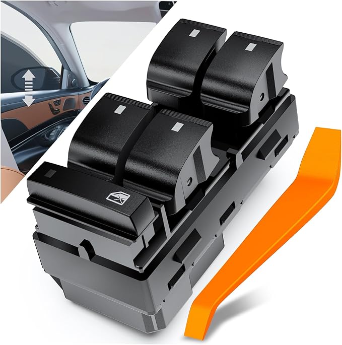 Nilight Power Master Window Switch Compatible with 2007 2008 2009 2010 2011 2012 2013 Chevy Silverado 1500 2500HD 3500HD GMC Sierra Yukon 2009-2016 Chevy Traverse Replacement Button Windows Switches
