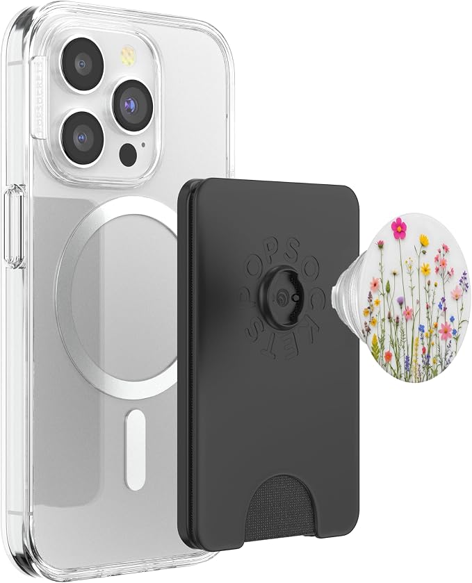 Mixed Flower Bouquet Floral Pattern PopSockets PopGrip for MagSafe