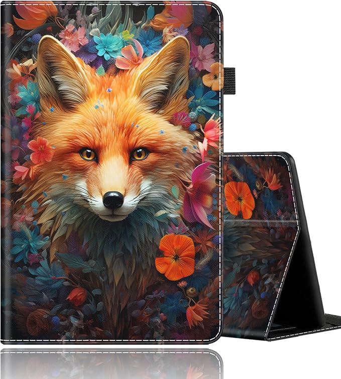 Case Fits All-New Amazon Kindle Fire HD 10 &amp 10 Plus Tablet (13th/11th Generation 2023/2021 Release) 10.1 Durable Shockproof Protective Cover with Auto Wake/Sleep，Black Woman Queen Afro Design