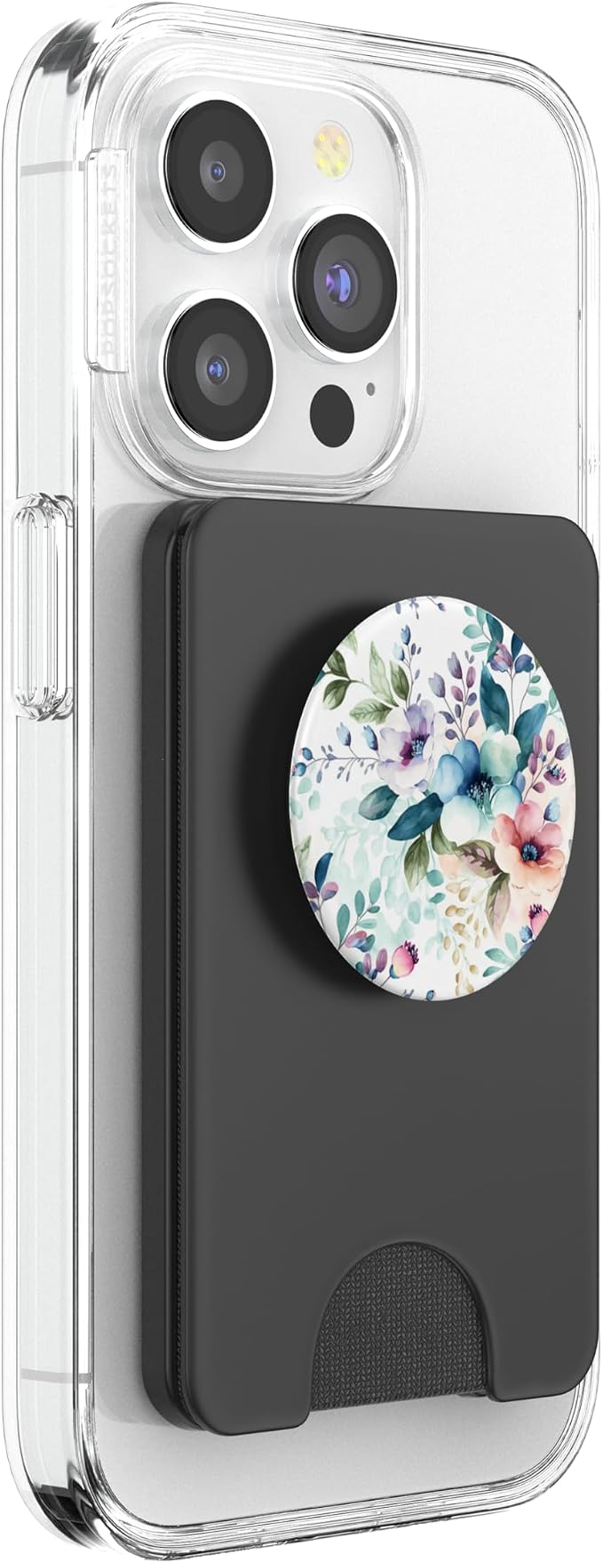 Botanical Watercolor Floral Pattern Design PopSockets Adhesive PopGrip