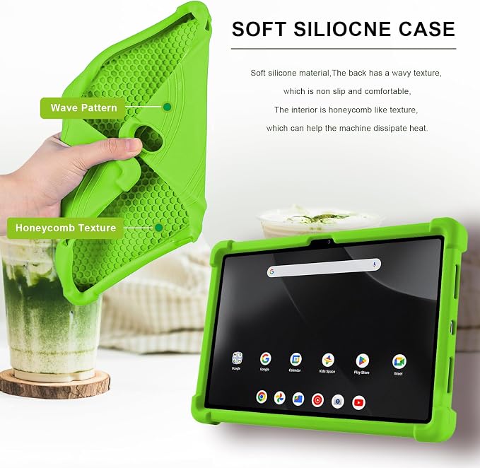 ATOOZ for Onn. 12.1 inch Tablet Pro Case 2024 (Model:100146663)Silicone Case for Onn 12.1 Tablet Pro with Stand (Black)