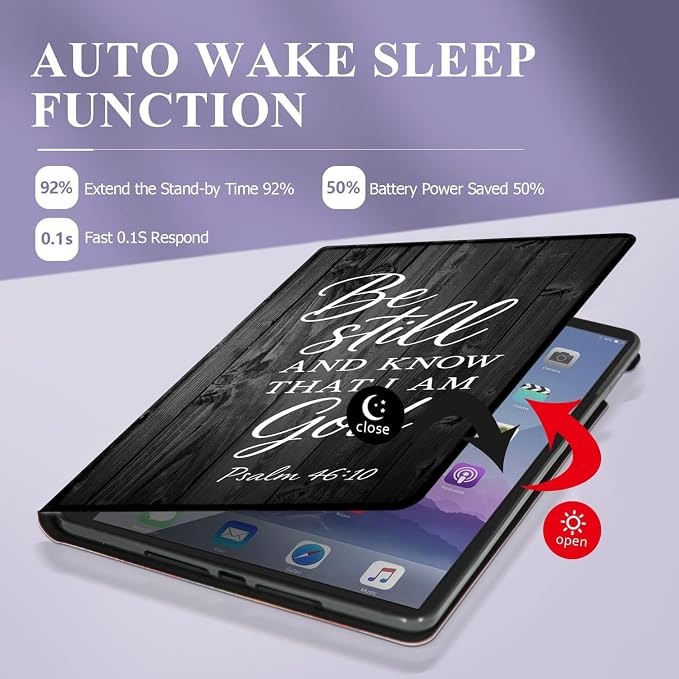 Case for Samsung Galaxy Tab A11 + Plus/A9 + Plus 11 Inch 2025/2023 Ultra-Thin Multi-Angle Protective Cover with Auto Sleep/Wake Black Cat and the Blue Flower