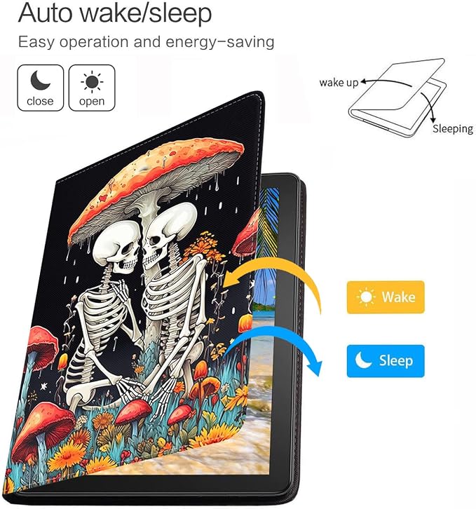 for iPad mini 7 (A17 Pro) 2024 Case/iPad mini 6 2021 Case Adjustable Stand Auto Wake/Sleep Smart Leather Cover for iPad mini 7th/6th Generation 8.3 Inch Sloth