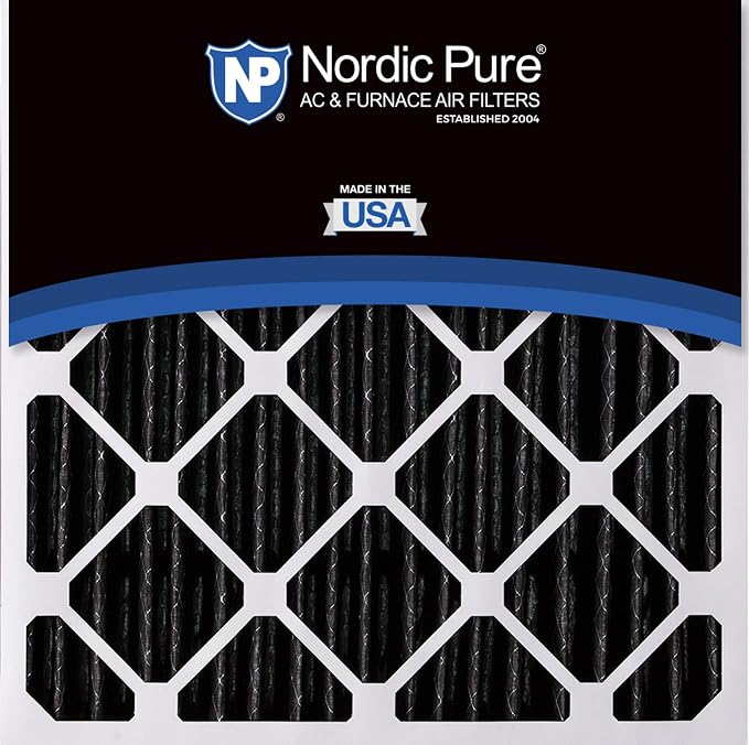 Nordic Pure 20x20x5 Honeywell Replacement Furnace Filters MERV 10 Plus Carbon 4