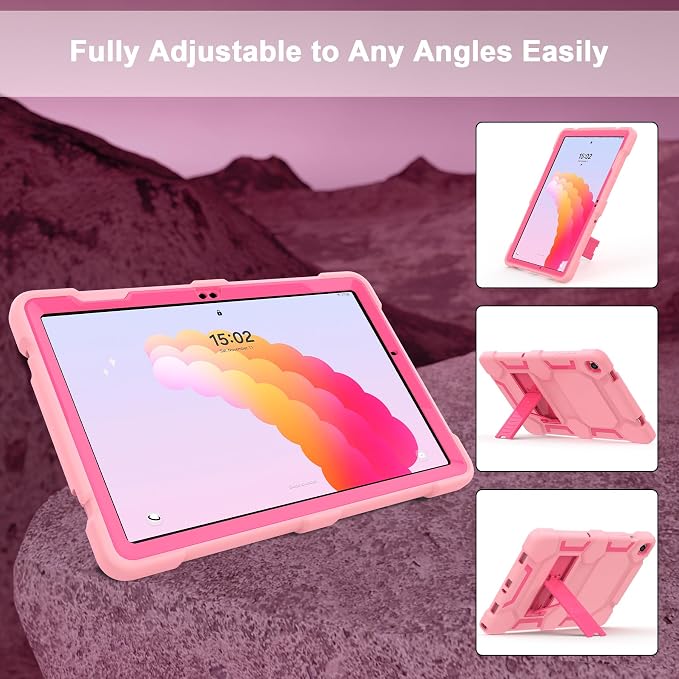 Case for Samsung Galaxy Tab A11+/A11 Plus 11” 2026 Samsung Galaxy Tab A9+/A9 Plus 11” 2024 Model Heavy Duty Shockproof Hard High Impact Protective Case Black