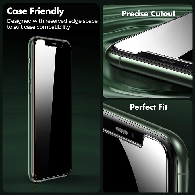 UNBREAKcable 2 Pack Privacy Screen Protector for iPhone 11 Pro Max/Xs Max Shatterproof Tempered Glass [True 28°Anti Spy] [9H Hardness] [Easy Installation] Protector for Apple 6.5