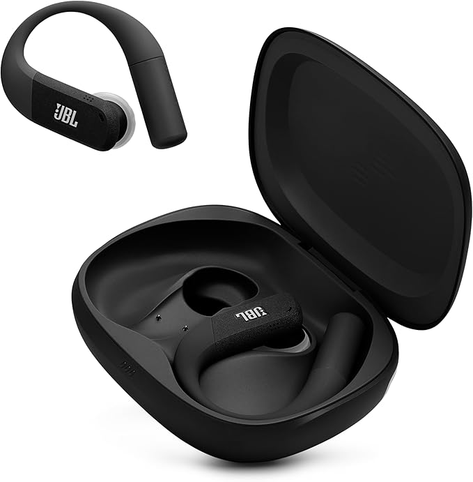 JBL Endurance Peak 4 - True Wireless Noise Cancelling Sport Earbuds Up to 48Hrs Total Playback Water &amp dust Proof (IP68) Secure fit with TwistLock™ Design &amp 6 mics for Perfect Calls (Black