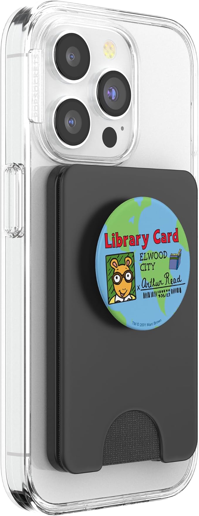 Arthur Globe Library Card PopSockets Adhesive PopGrip