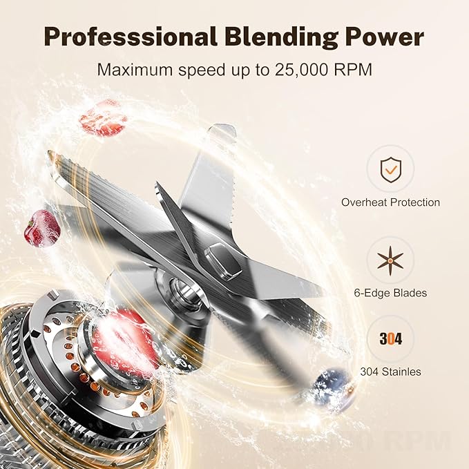 MAGETANG 1800W Blender for Smoothies