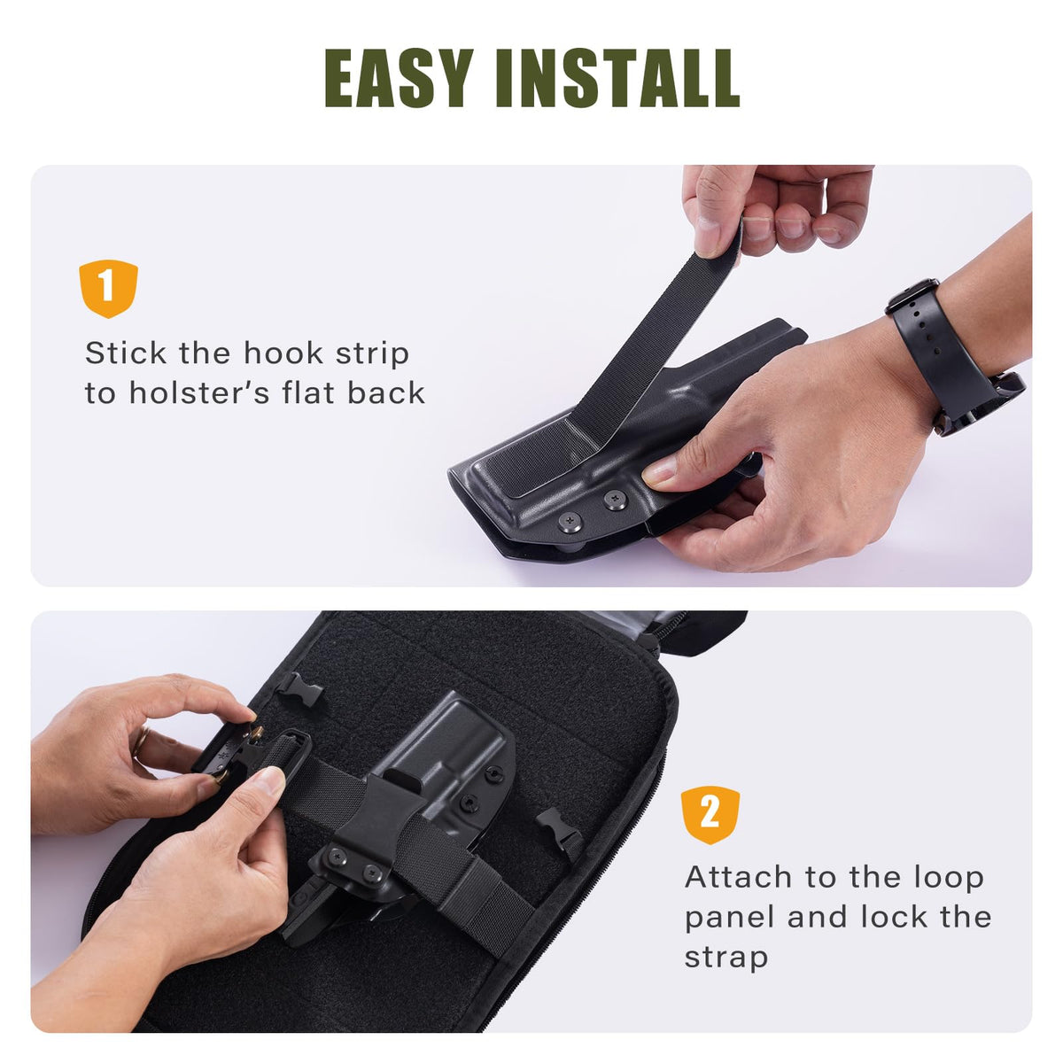MUNALO Concealed Carry Bag for Men & Women - CCW Sling Bag, Tactical Crossbody/Cross Body EDC Holster Bags for Pistol/Gun - Ideal for Trigger Coverage & Quick Draw Access