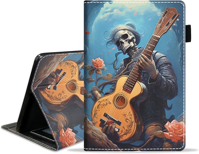 Case for Amazon Kindle Fire HD 8/Fire HD 8 Plus Tablet (12th/10th Generation 2024/2022/2020 Release) - PU Leather Folio Cover with Smart Auto Wake/Sleep Bald Eagle